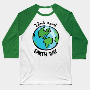 Earth Day Baseball T-Shirt